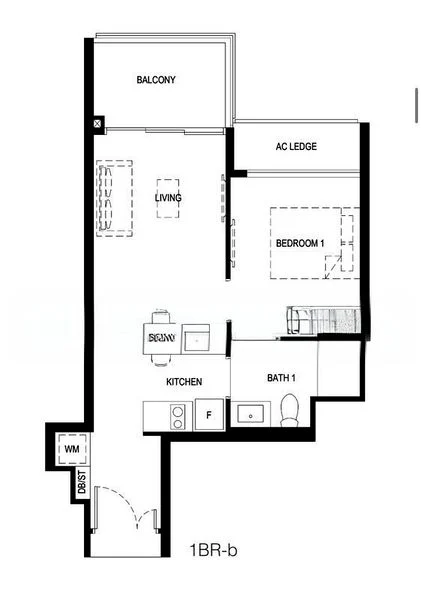 1 Bed Condo for Rent in Normanton Park - Image 18