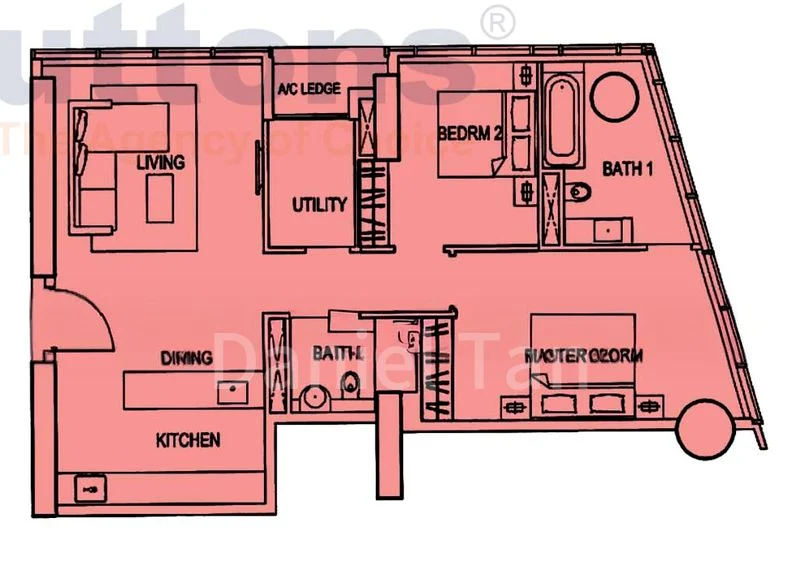 2 Bed Condo for Rent in  Reflections At Keppel Bay - Image 6
