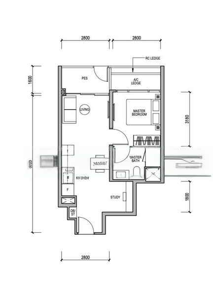 1 Bed Condo for Sale in Piccadilly Grand / Piccadilly Galleria - Image 7