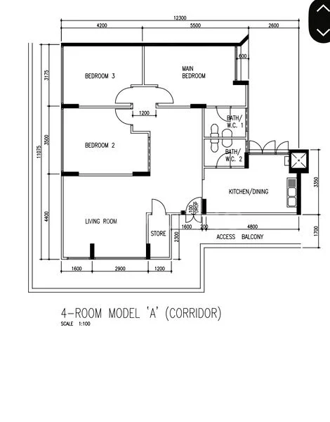 4 Room (4A) HDB for Sale in 404 Fajar Road - Image 8