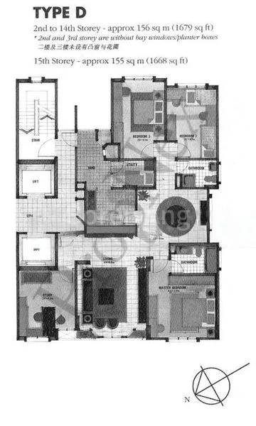 5 Bed Apartment (Condo) for Sale in  Euro-Asia Court - Image 19