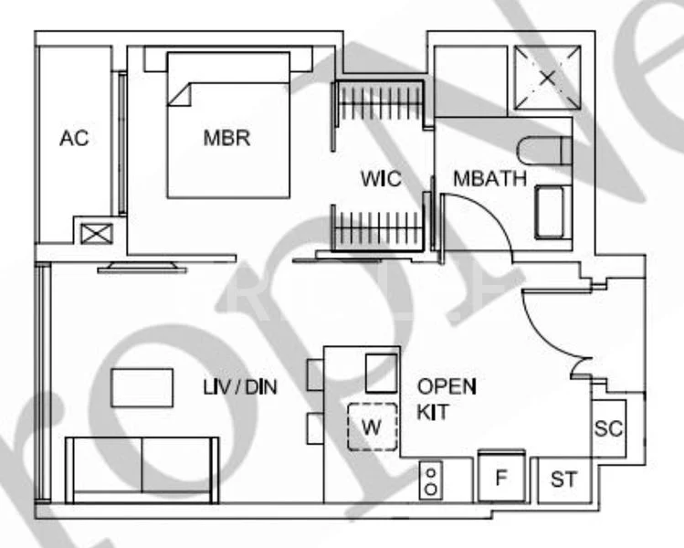 1 Bed Condo for Rent in  Sky Vue - Image 7