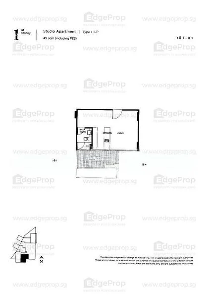 1 Bed Apartment (Condo) for Rent in  One Rosyth - Image 7