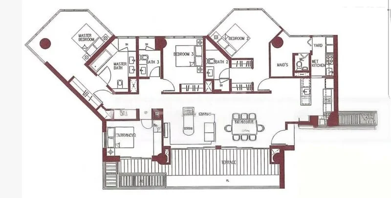 4 Bed Condo for Rent in  The Concourse - Image 15