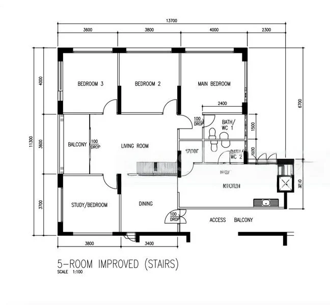 5 Room (5I) HDB for Sale in  163 Bishan Street 13 - Image 8