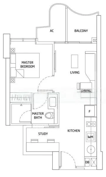 1 Bed Condo for Sale in  Queens Peak - Image 9