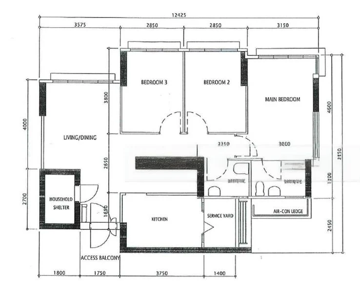 4 Room (4A) HDB for Sale in  117A Jalan Tenteram - Image 12