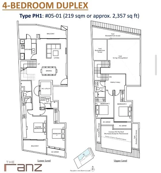 4 Bed Apartment (Condo) for Sale in  The Ranz - Image 17