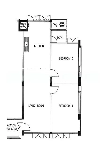3 Room (3I) HDB for Sale in  174 Ang Mo Kio Avenue 4 - Image 8
