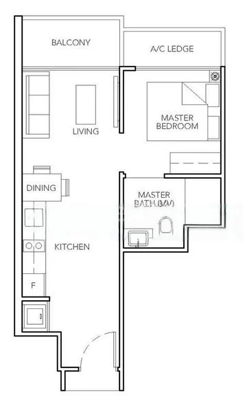 1 Bed Condo for Rent in  Sturdee Residences - Image 6