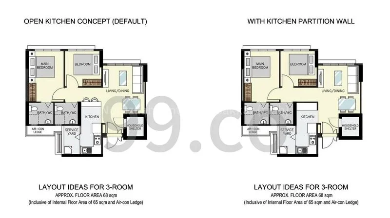 Common Room (HDB) for Rent in  353B Anchorvale Lane - Image 4