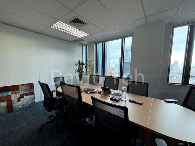 Office for Rent: Lift Lobby Frontage, Fitted Office at Raffles Place - Image 1