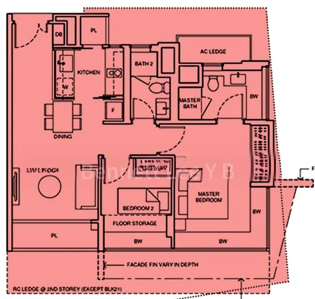 2 Bed Condo for Rent in Coco Palms - Image 13