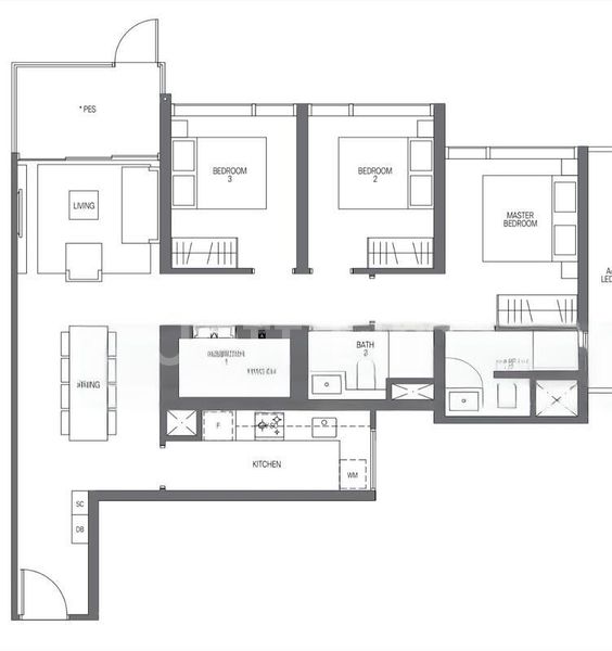 3 Bed Condo for Sale in Midtown Modern - Image 18