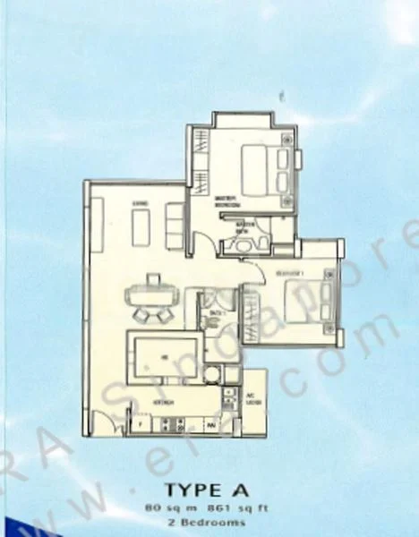 2 Bed Condo for Rent in  The Eden At Tampines - Image 8