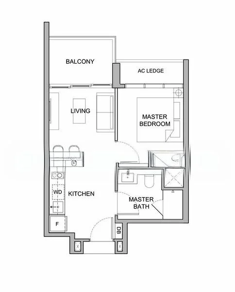 1 Bed Condo for Rent in Jalan Kemaman - Image 15