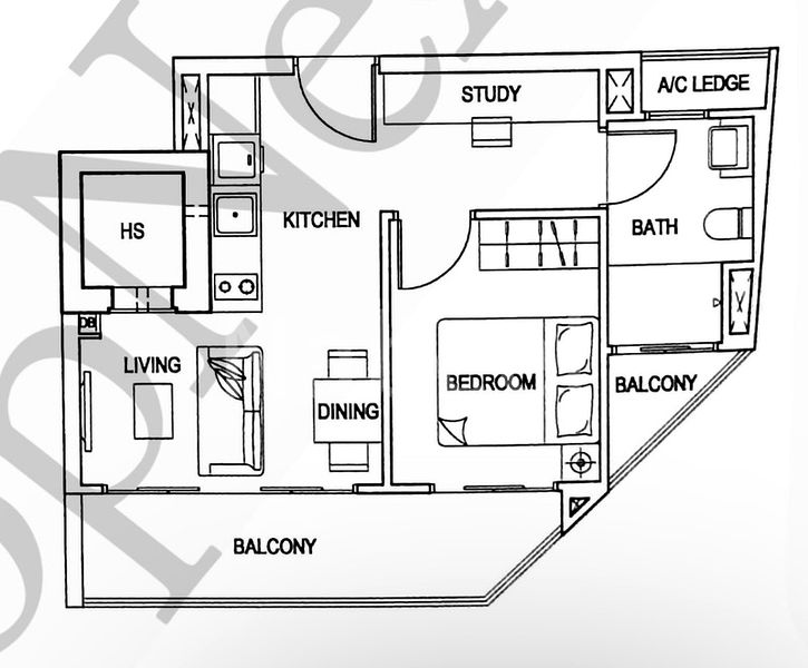 1 Bed (Condo) for Rent in  Le Regal - Image 9