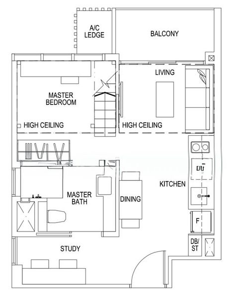 1 Bed Condo for Rent in  Sims Urban Oasis - Image 19