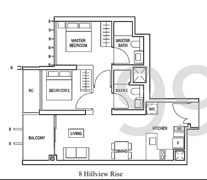 2 Bed Condo for Sale in  Midwood - Image 7