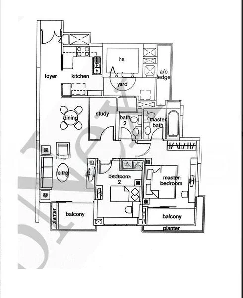 3 Bed Condo for Rent in Ris Grandeur - Image 15
