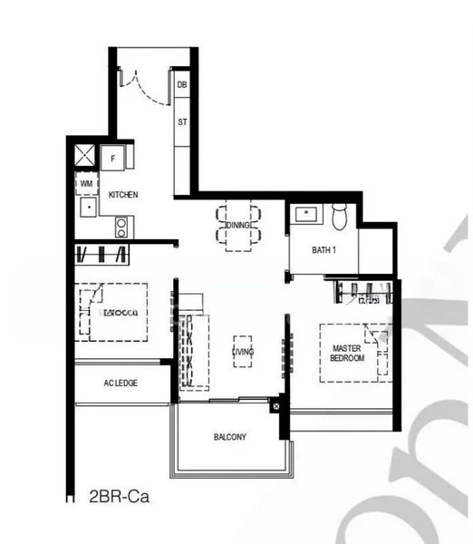 2 Bed Condo for Rent in  Normanton Park - Image 9