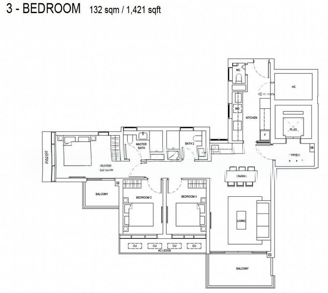 3 Bed Condo for Rent in  Newport Residences / Newport Tower - Image 15