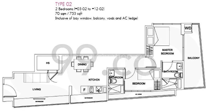 2 Bed Condo for Sale in  Harbour Suites - Image 20