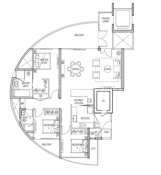 3 Bed Condo for Sale in The Residences At W Singapore Sentosa Cove - Image 9