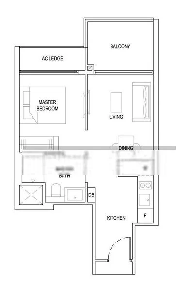 1 Bed Condo for Rent in  The Florence Residences - Image 7