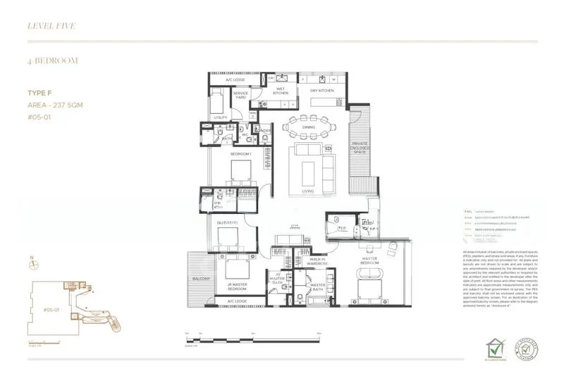 4 Bed Condo for Sale in  Alocassia Apartments - Image 5