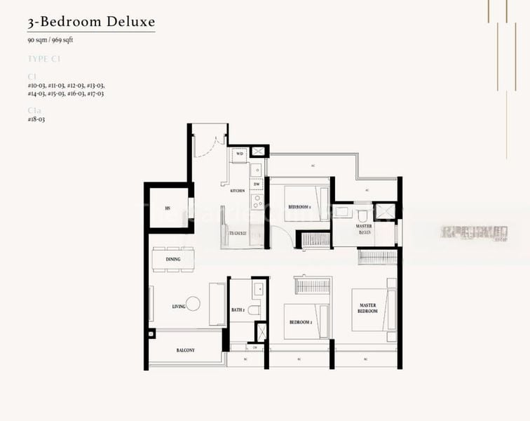 3 Bed Condo for Sale in  Arina East Residences - Image 6