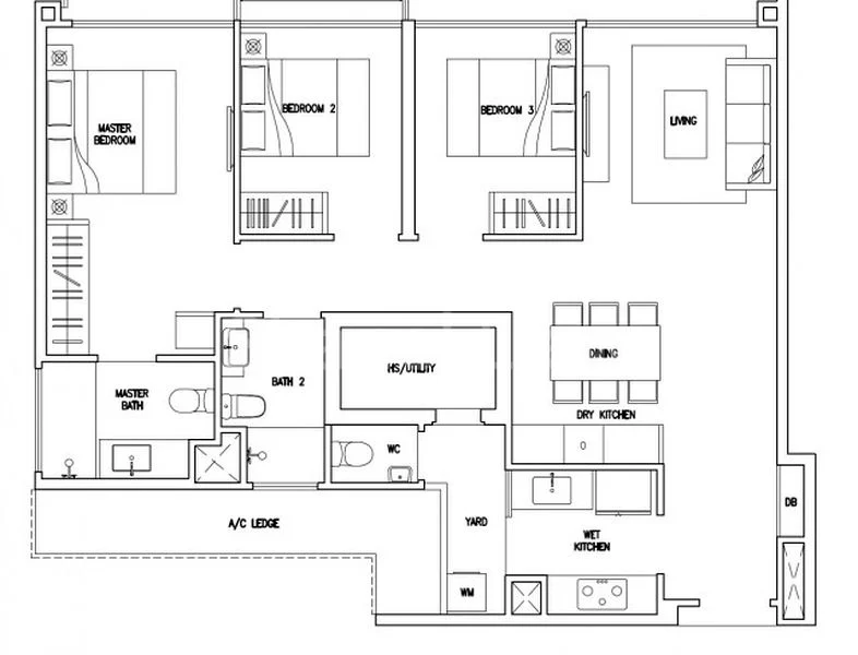 3 Bed Executive Condo for Sale in  Citylife @ Tampines - Image 14