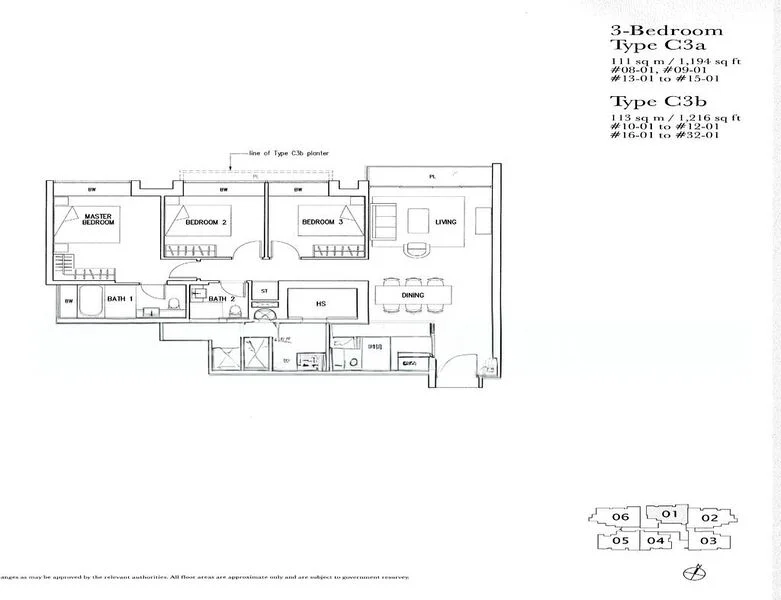 3 Bed Condo for Sale in One Devonshire - Image 7