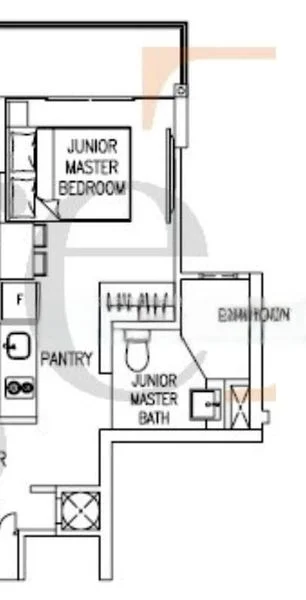 Room (Condo) for Rent in  Watercolours - Image 3
