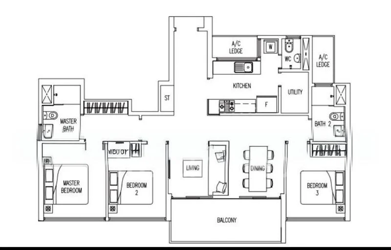 3 Bed Executive Condo for Sale in  Twin Fountains - Image 6