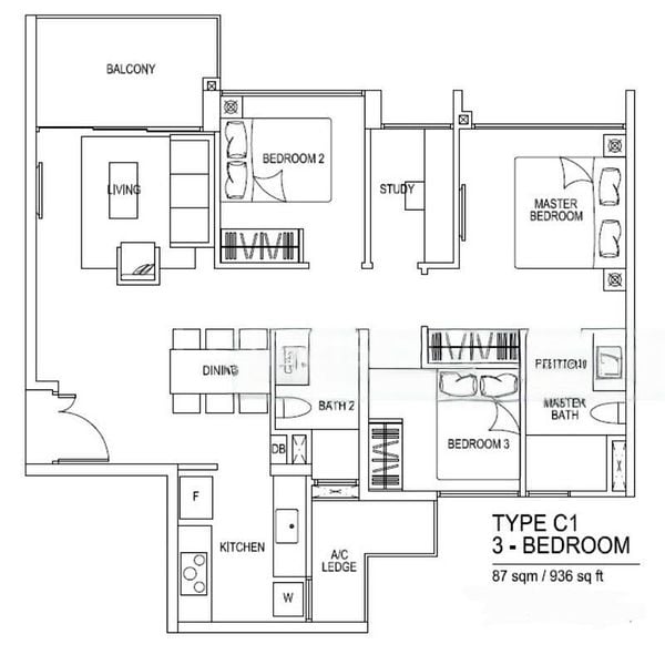 3 Bed Executive Condo for Sale in  Bellewoods - Image 11