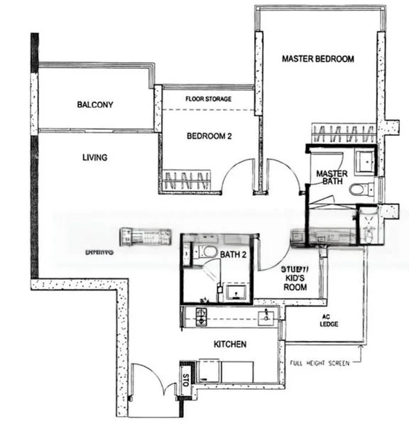 2 Bed Condo for Rent in H2O Residences - Image 14