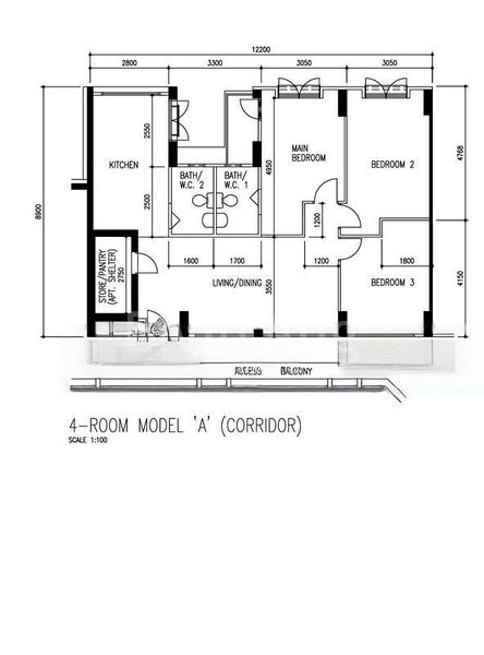 4 Room (4NG) HDB for Sale in  252 Compassvale Street - Image 11