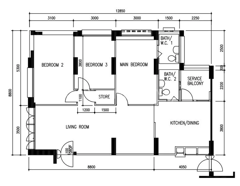 4 Room (4A) HDB for Sale in 169 Hougang Avenue 1 - Image 13