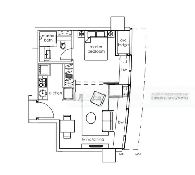 1 Bed Condo for Rent in  One Shenton - Image 3