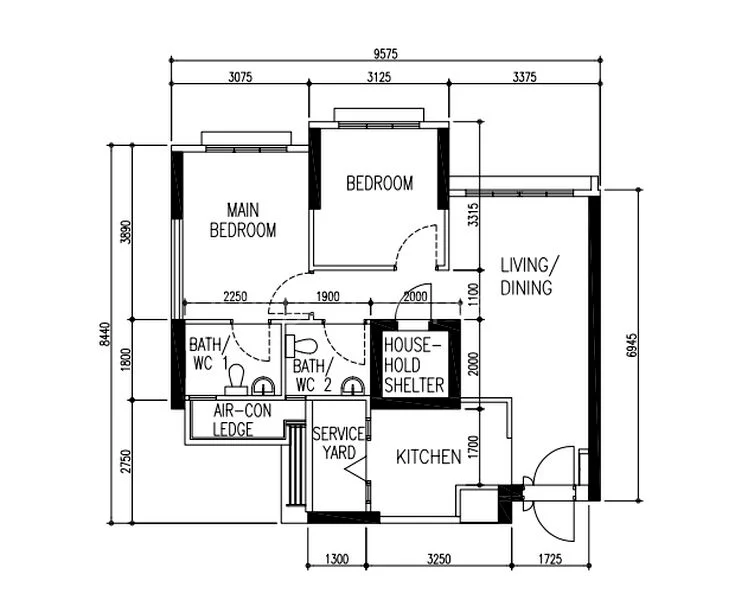 3 Room (3A) HDB for Sale in 92B Telok Blangah Street 31 - Image 12