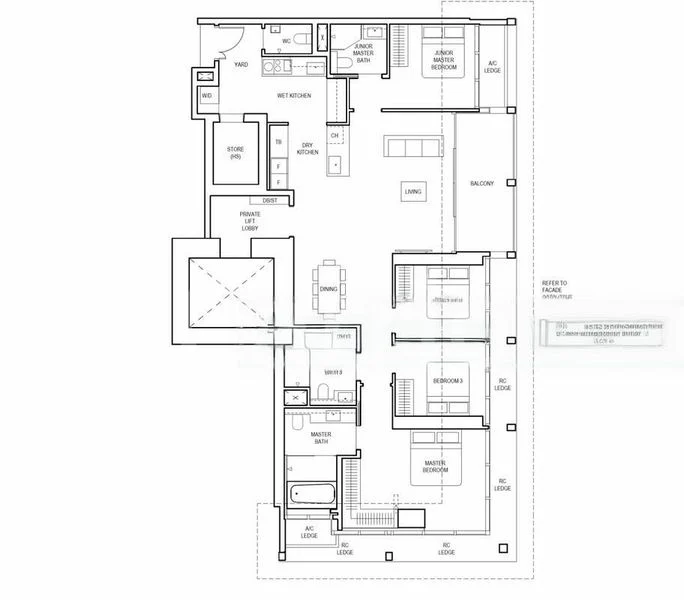 4 Bed Condo for Sale in  Canninghill Piers / Canninghill Square - Image 15