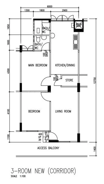 3 Room (3NG) HDB for Sale in  239 Bukit Batok East Avenue 5 - Image 11