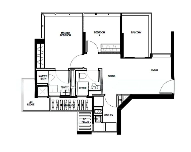 2 Bed Condo for Rent in  Wilshire Residences - Image 9