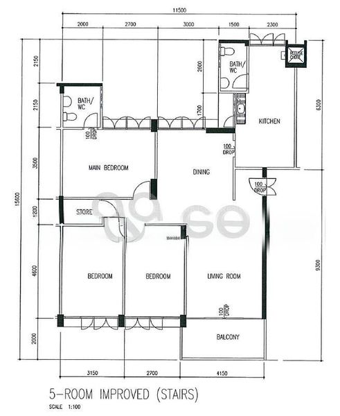 5 Room (5I) HDB for Rent in 101 Clementi Street 14 - Image 6