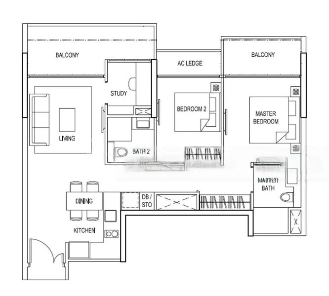 2+1 Bed Apartment (Condo) for Sale in  Goodwood Grand - Image 12