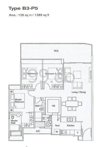 Common Room (Condo) for Rent in  Casa Merah - Image 9