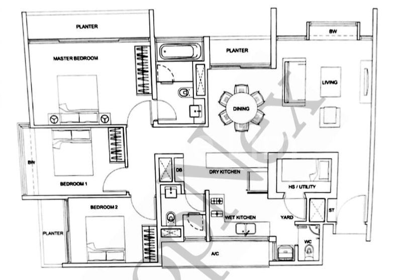 3 Bed Condo for Rent in Botannia - Image 7