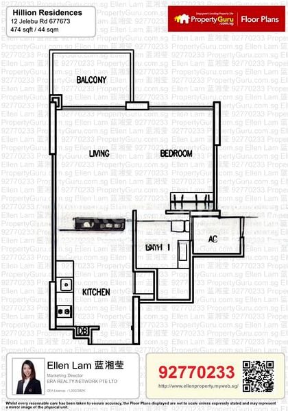 Studio Apartment (Condo) for Sale in  Hillion Residences / Hillion Mall - Image 5