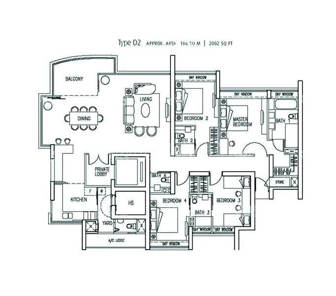 4 Bed Condo for Rent in Park Infinia At Wee Nam - Image 18
